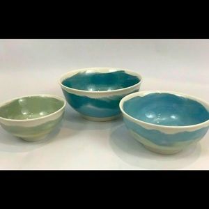 Set of 3 Nesting Bowls Oceania New in Box